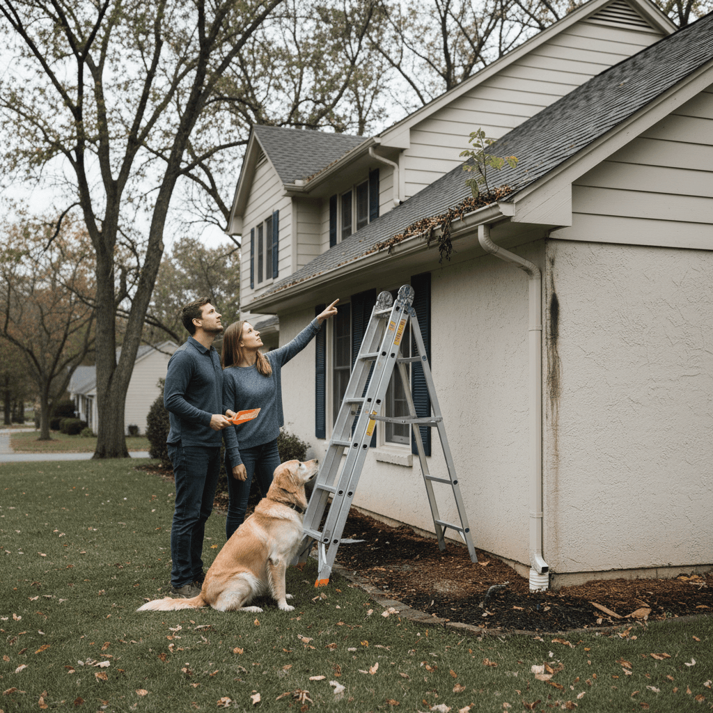 Your home's first line of defense against water damage starts with clean gutters.